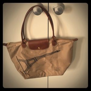 Longchamp limited edition Eiffel Tower tote